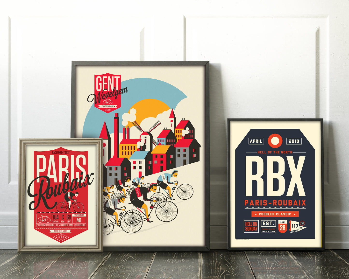 Cycling Print for the Spring Classic Gent Wevelgem