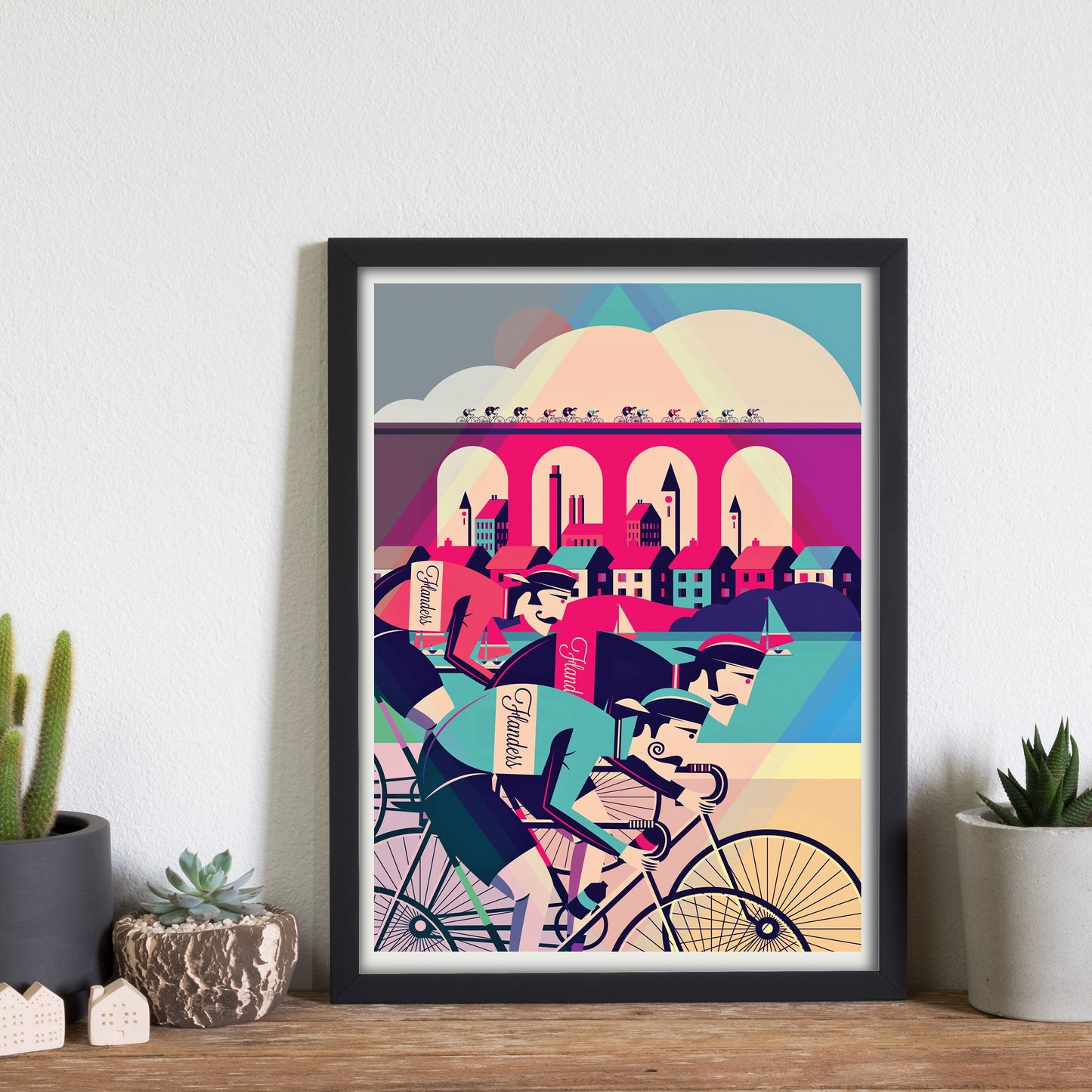 Cycling Print, The Race Cycling Poster