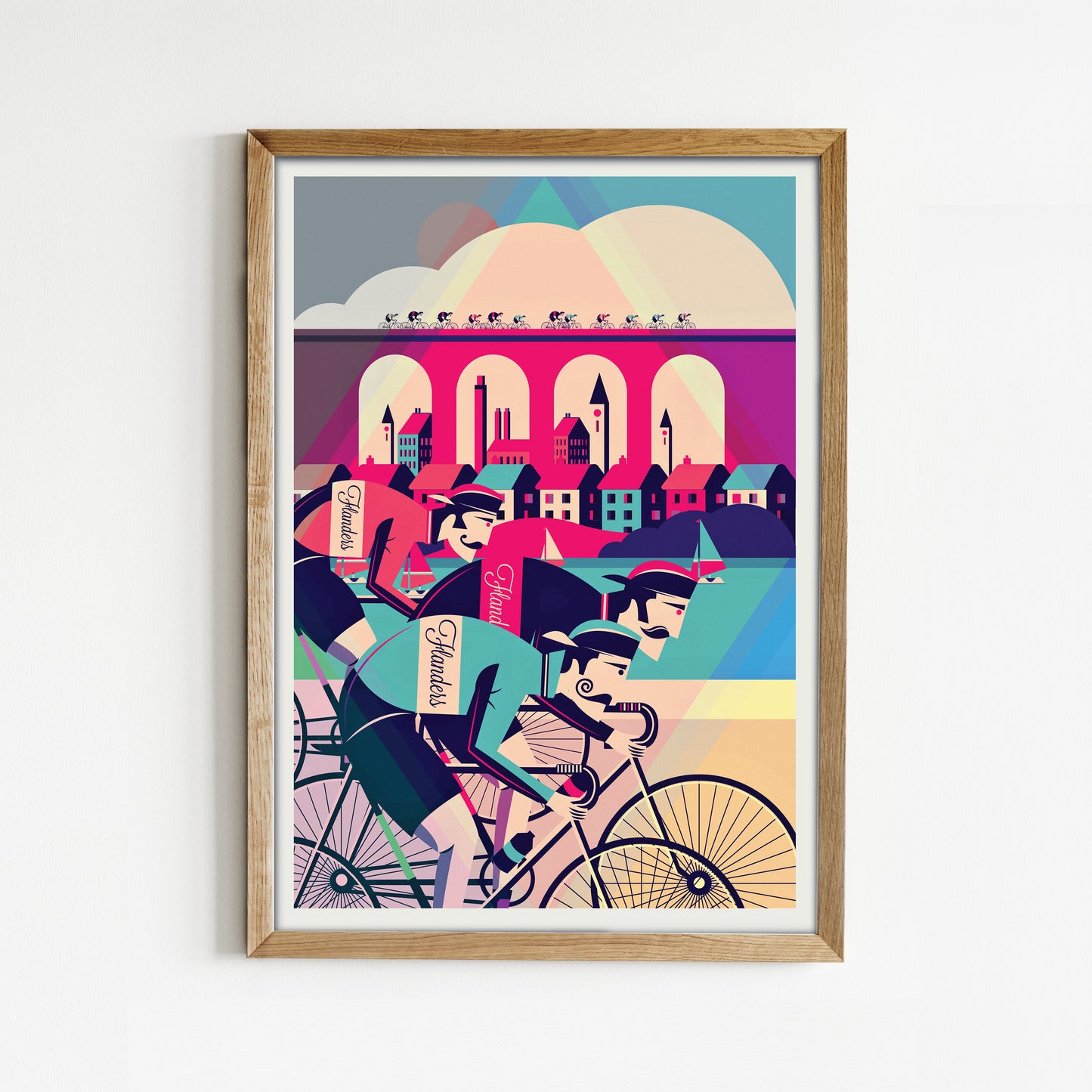 Cycling Print, The Race Cycling Poster