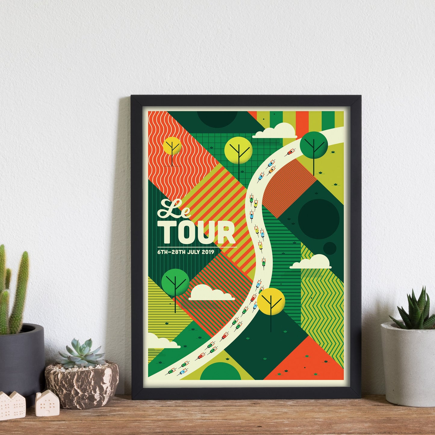 Tour de France Cycling Print