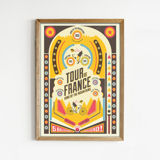 Cycling Print, Tour de France Pinball Machine