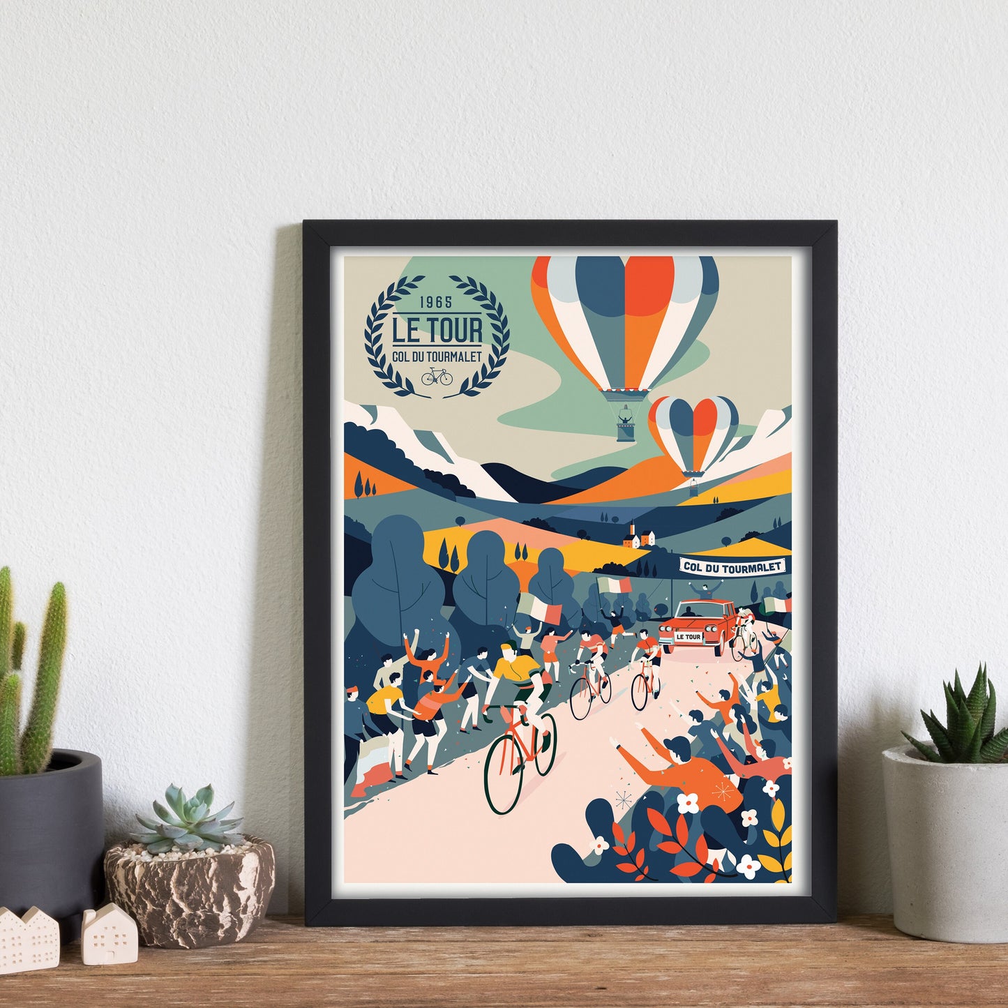 Cycling Print, Col du Tourmalet, Tour de FranceCycling Poster