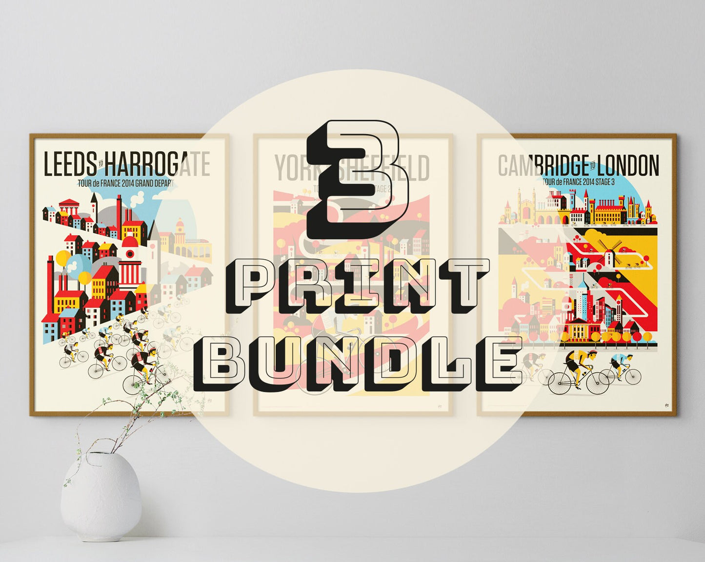 Tour de France 2014  / Print Bundle